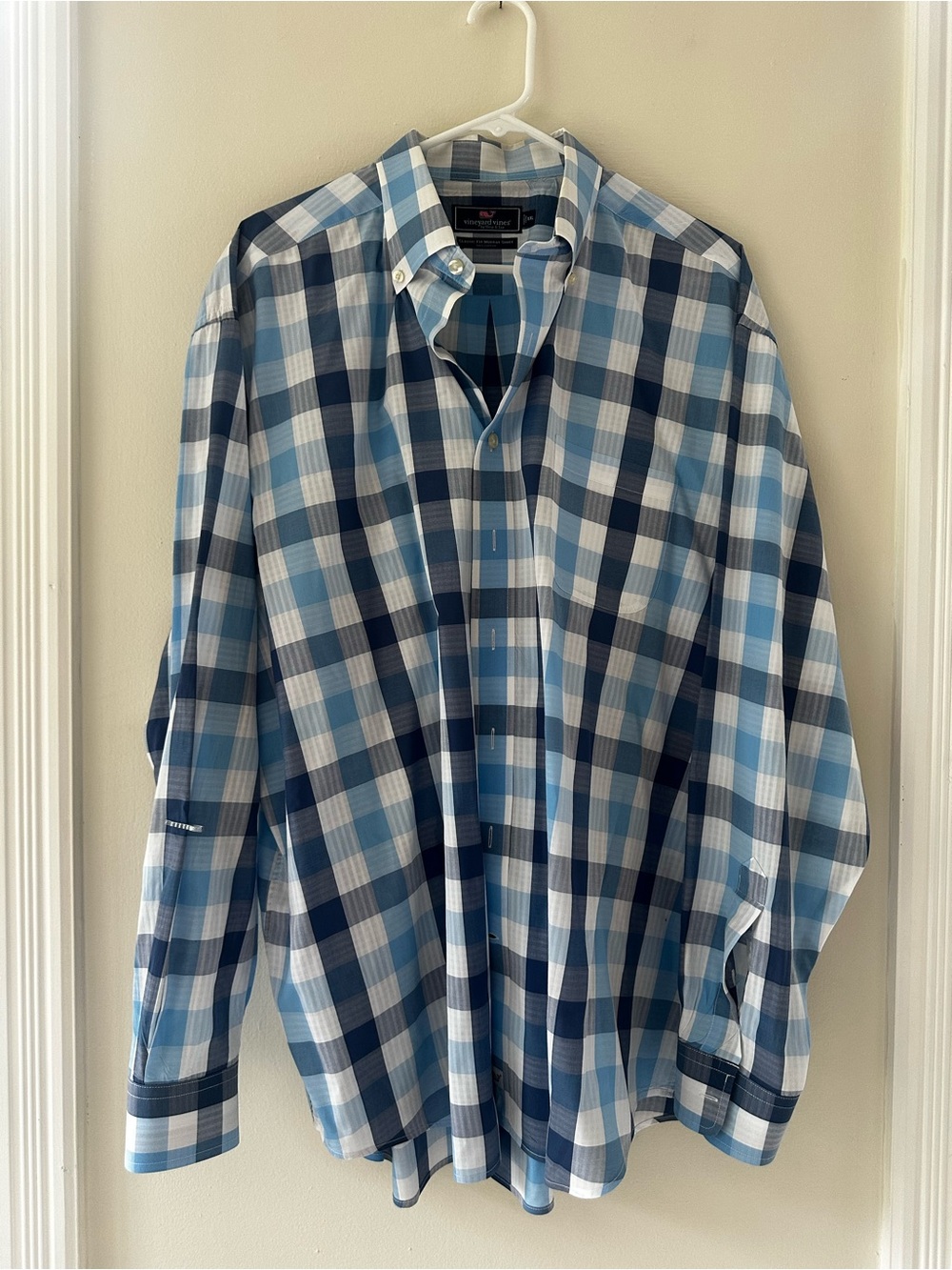 Vineyard Vines Blue Plaid Button-Down Shirt